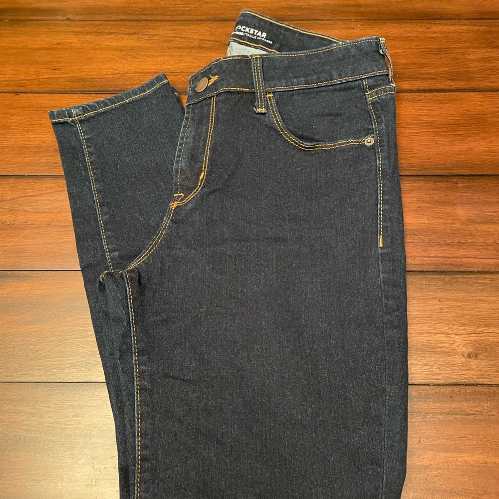 Old Navy Mid Rise Rockstar Skinny Jeans